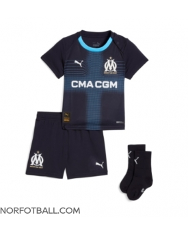 Billige Fotballdrakt Olympique de Marseille Replika Bortedraktsett Barn 2025-26 Kortermet (med bukser)
